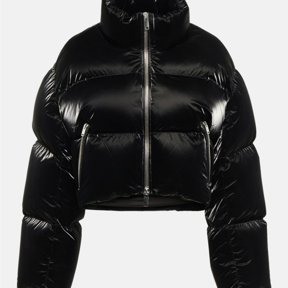 NWT Khaite Women's Black Puffer Jacket size Medium - Picture 3 of 8